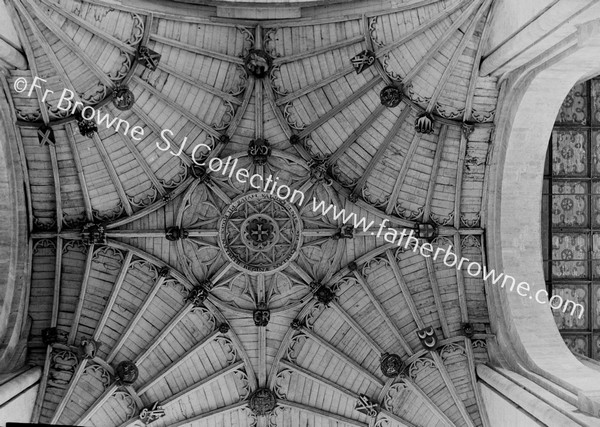 CATHEDRAL CEILING ABOVE CHOIR